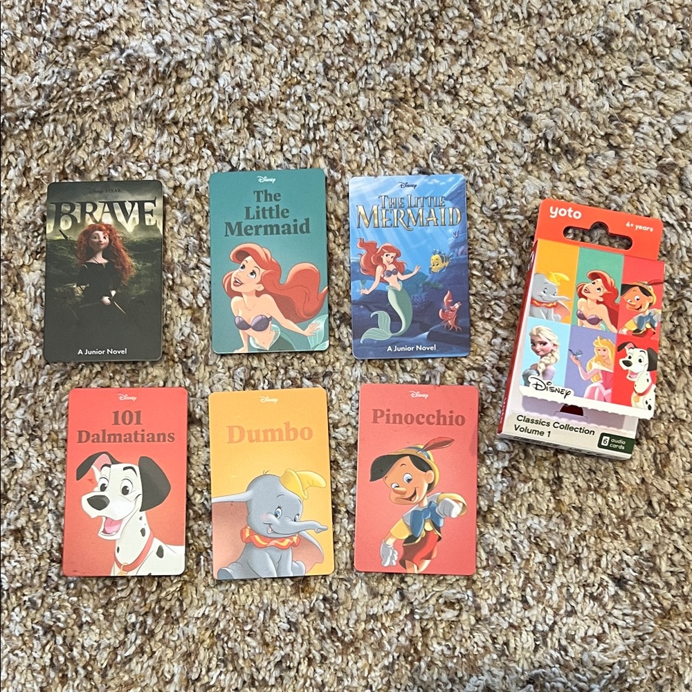 Yoto Disney audio cards